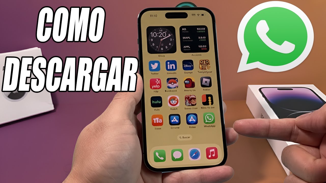 Como DESCARGAR E INSTALAR WHATSAPP en IPHONE - YouTube