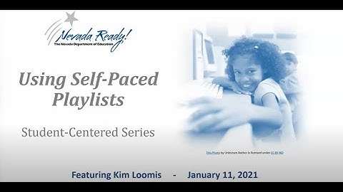 Using Self-paced Playlists