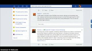 Edmodo: small groups