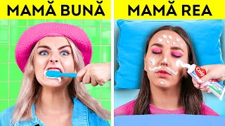 MAMĂ BUNĂ VS. MAMĂ REA - SCHIMB de corpuri | Situații ciudate și amuzante, marca Familia Lumea La La