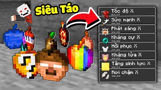 Minecraft nhưng Tôi Chế Tạo 10 Quả Táo Siêu Mạnh