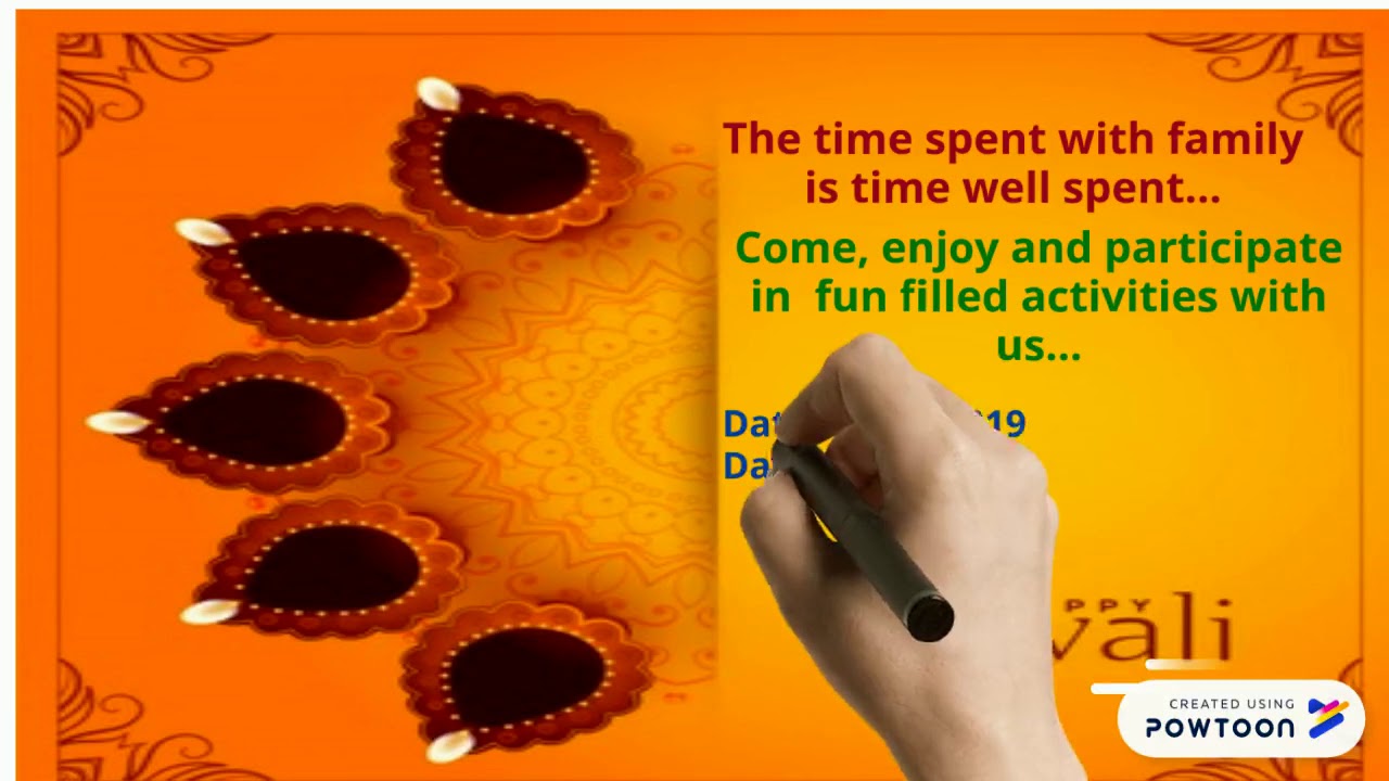new diwali invite