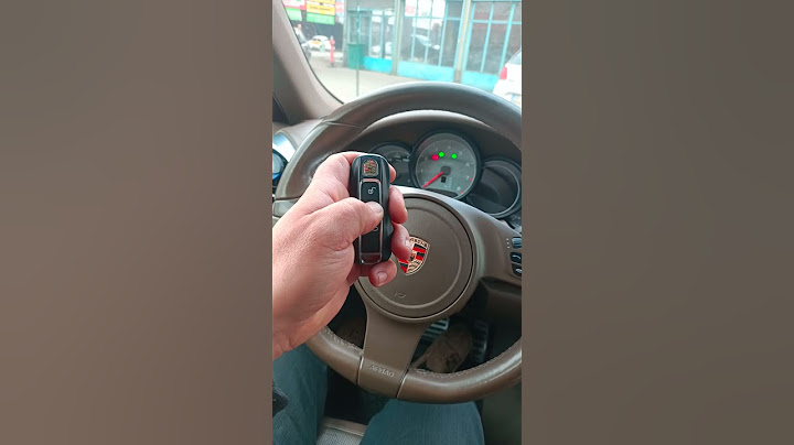 Uzaktan çalıştırma Keyless Star stop Porsche Cayenne #otoanahtar #porsche