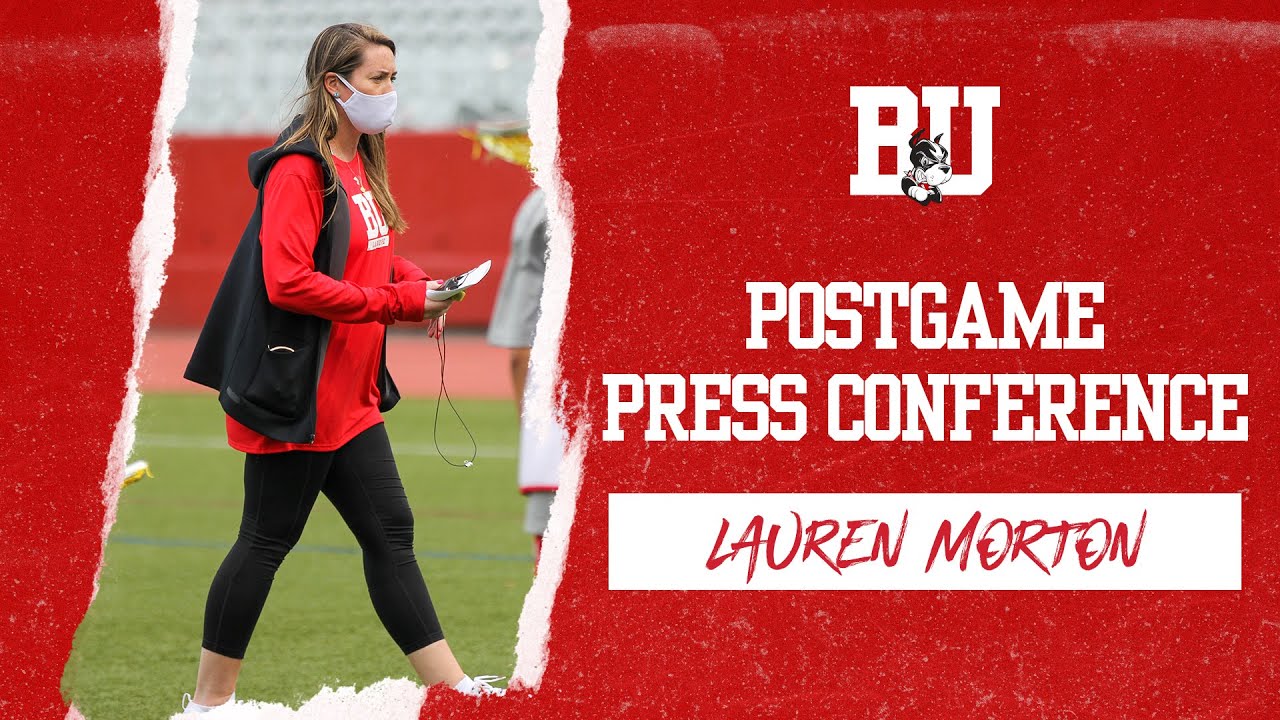 BU Women's Lacrosse Coach Morton Postgame (2/28.21) YouTube