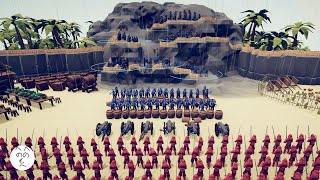 Pirate Captain&#39;s Treasure Island Death Run in TABS Map Creator Totally Accurate Battle Simulator