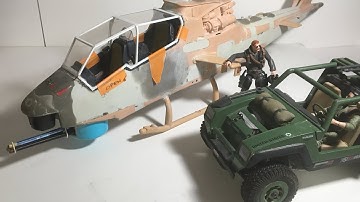 G.I. Joe custom Dragonfly AH-1 Cobra 1/18, 1/16, Joy Toy (Part 1 of 2)