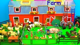 Farm Animals - Toys for Kids - Pigs Goats Sheep Cows - Fun & Educational - Learn in English