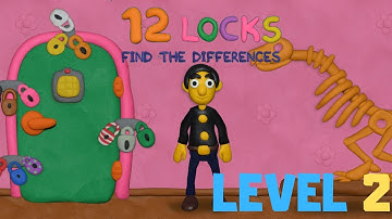 12 Locks Find the differences Level 2 (DINOSAUR LEVEL)