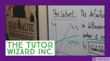 Mathematical Modelling - 2.4.1 - Equilibrium & Stability