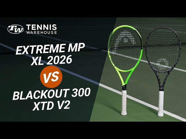 Extended Tennis Racquet Faceoff: Head Extreme MP XL 2026 vs