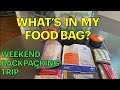 What’s in my food bag?