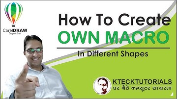 How to create New Macro in Coreldraw 2020 || Coreldraw me Macro kaise banayein || in Hindi || 2020