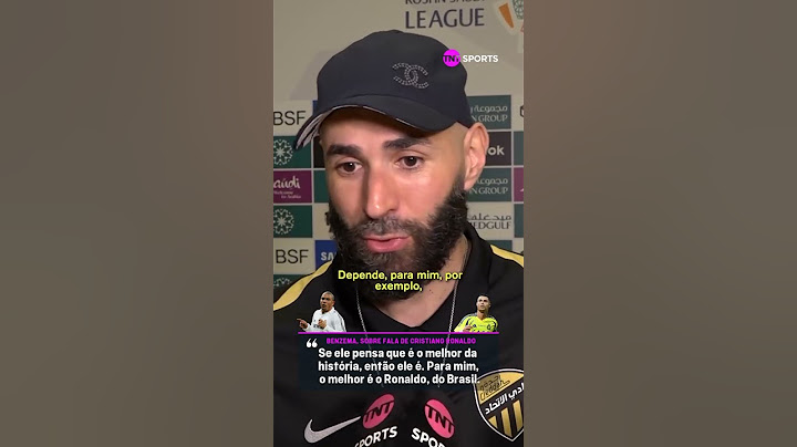 Cristiano Ronaldo é o melhor da história? Benzema tá fechadão com o nosso Ronaldo! 🤩 #shorts