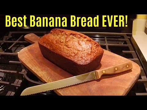 The Best Homemade Banana Bread Recipe Ever! -Jonny DIY