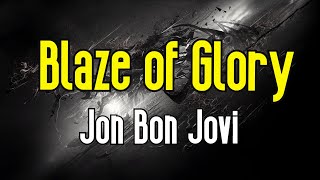 Blaze Of Glory  Bon Jovi  Singalong Karaoke 