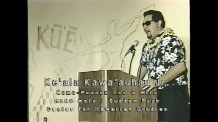 Mele and Hula Ku'e with Guest Speaker Ke'ala Kawa'...