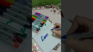 computer style calligraphy #calligraphy #ytshorts #art #comment #drawing #love #computer#handwriting