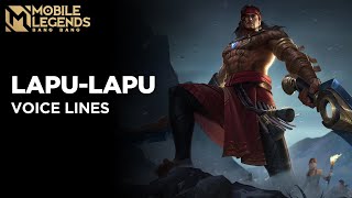 Lapu-Lapu - Voice Lines | Mobile Legends Bang Bang
