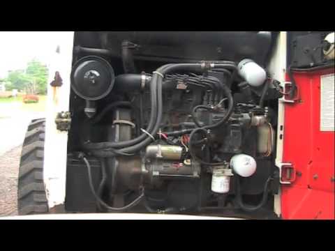 Bobcat 753 Skid Steer Loader For Sale Kubota Running Motor Youtube