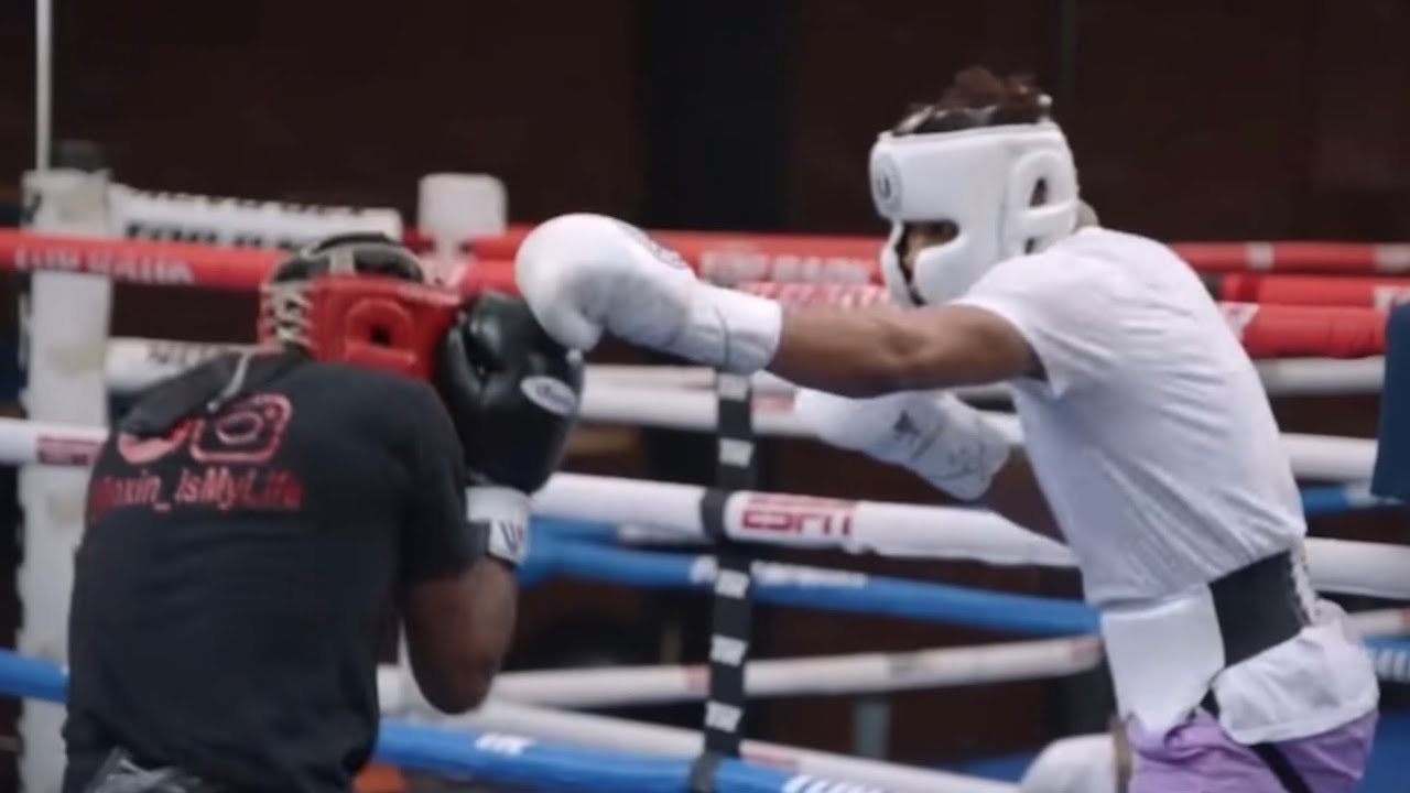 Devin Haney sparring for Loma (the jab)leak video - YouTube