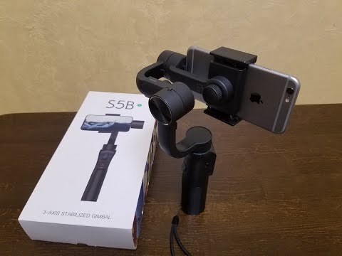 ОБЗОР Gimbal ZWN S5B 3-х осевой стабилизатор Для iPhone  Samsung