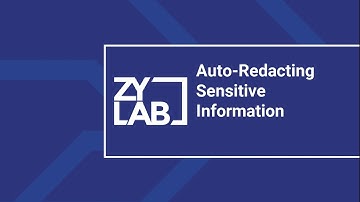 Automatically Redacting Sensitive Information