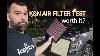 K&N Air Filter Performance Test - Are they worth it? We do a road side test on our 2023 F-150 V8 4x4