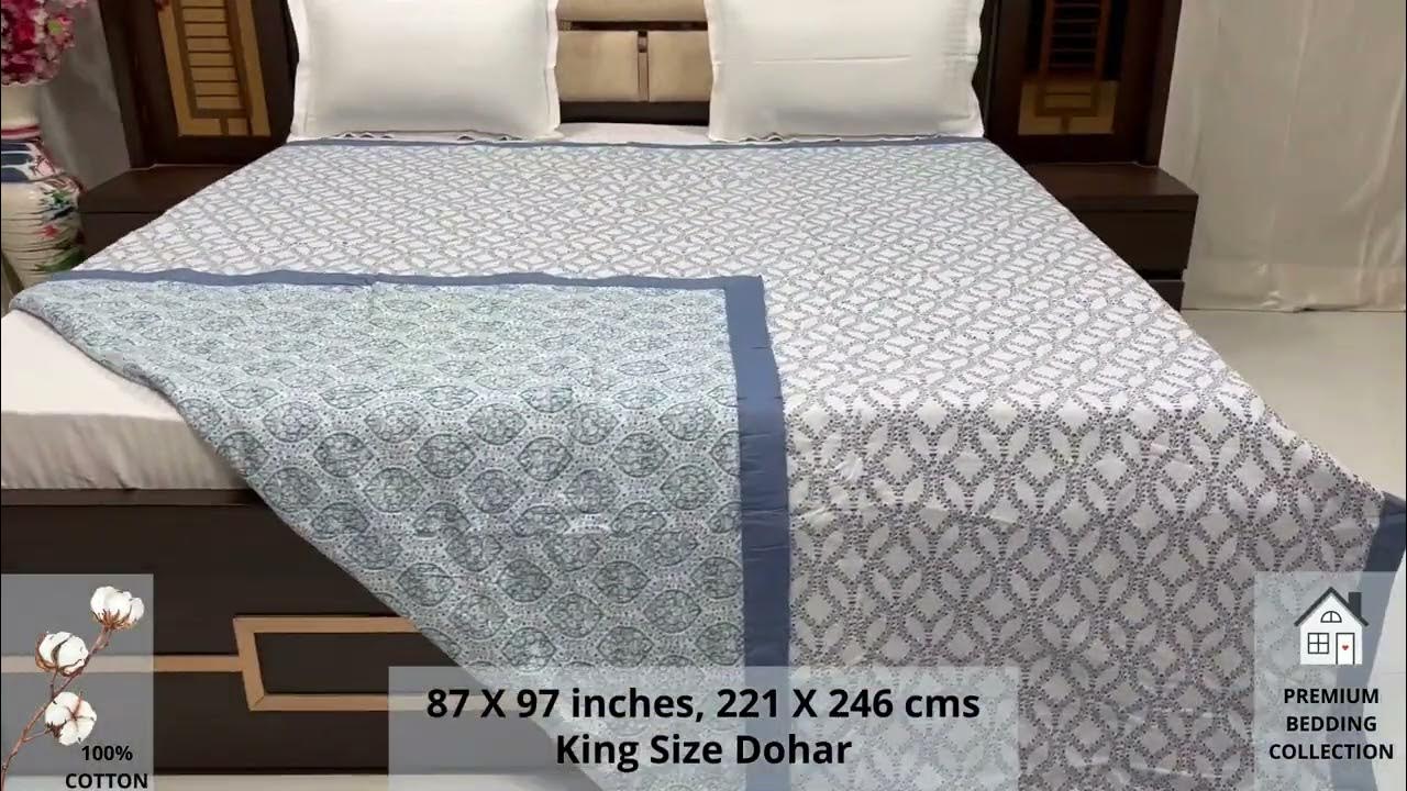 Premium Bedding Collection 100 Pure Cotton King Double Bed Size