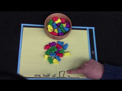 Grade 2: Math Lesson #97 Finding One Half of a Set of an Odd Number of Objects