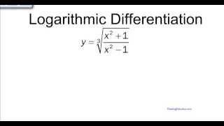 Logarithmic Differentiation (Complex Function Example #2)
