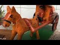 How To Make Horse Wagon With Cement | Amazing Cemented