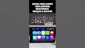 #gadgets Agora meu carro tem Central Multimidia 1 din.
