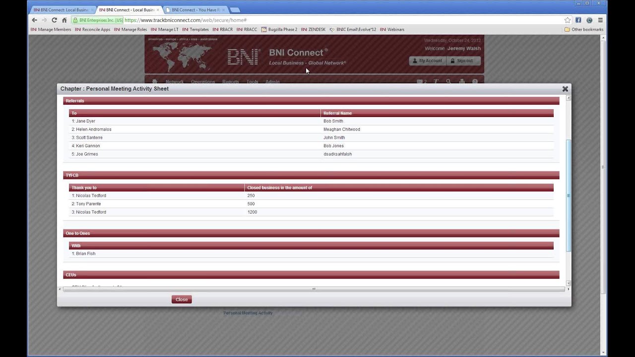 BNI Connect Webinar - New Features! Online Referrals and Customizable ...