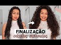 COMO ESTOU FINALIZANDO MEU CABELO CACHEADO!