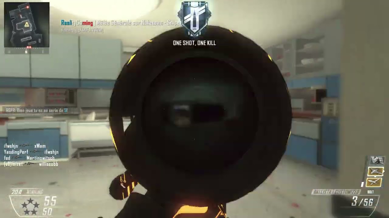 Call of Duty Black Ops II Plutonium Client Sniper Only Free For All on Nuketown