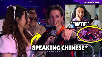 FNS Cringes At Yinsu Interviewing Boaster After FNATIC Eliminate G2 in Masters Toronto