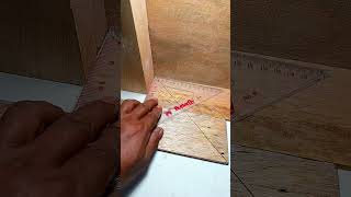Carpenter's ways and tips💪#carpenter #woodworking #tricks #diy #wood