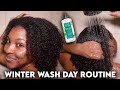 WINTER WASH DAY ON TYPE 4 NATURAL HAIR USING NEW HAIR CARE PRODUCTS | KENSTHETIC