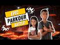 Tiny Warriors Take On EPIC Parkour Battle!