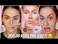 TESTEI A BASE DA VÍRGINIA COM A WE PINK! | Duda Fernandes