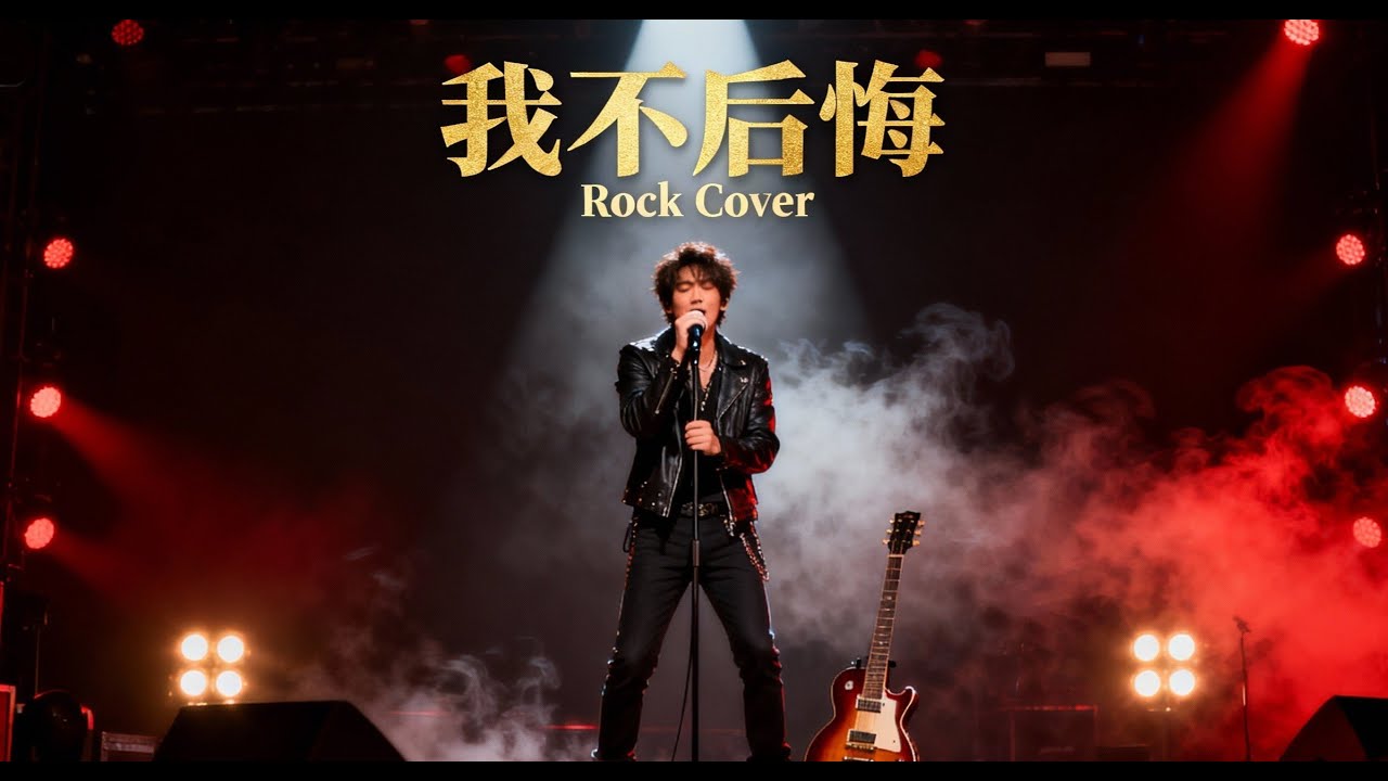 我不后悔 Wo Bu Hou Hui - Jacky Zheng 郑源 (Male Rock Cover)