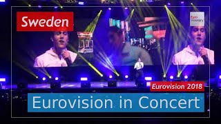 Sweden Eurovision 2018 Live: Benjamin Ingrosso - Dance You Off - Eurovision in Concert