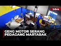 Aksi Brutal Geng Motor Serang Pedagang Martabak di Bandung