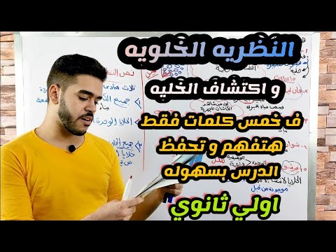 شرح النظريه الخلويه بابسط طريقه اولي ثانوي احياء