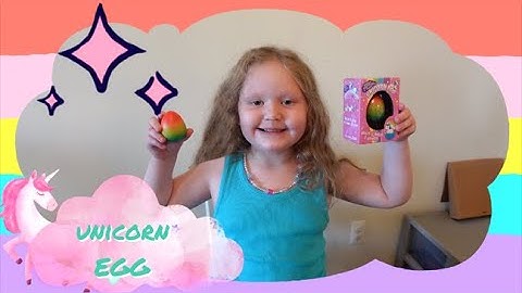 Surprise Unicorn Growing Hatching Rainbow Eggs #Kids #Toys l @CharlottesOliviasToysFun