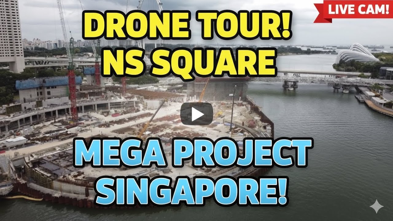Обновление информации о площади NS Square, февраль 2026 г. | Экскурсия с дрона