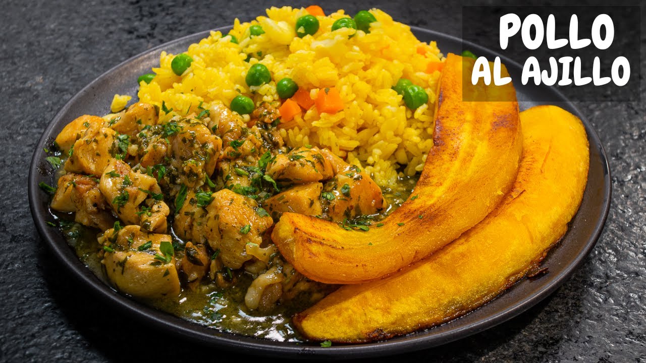 Pollo al Ajillo! Facil y Economico | Abelca