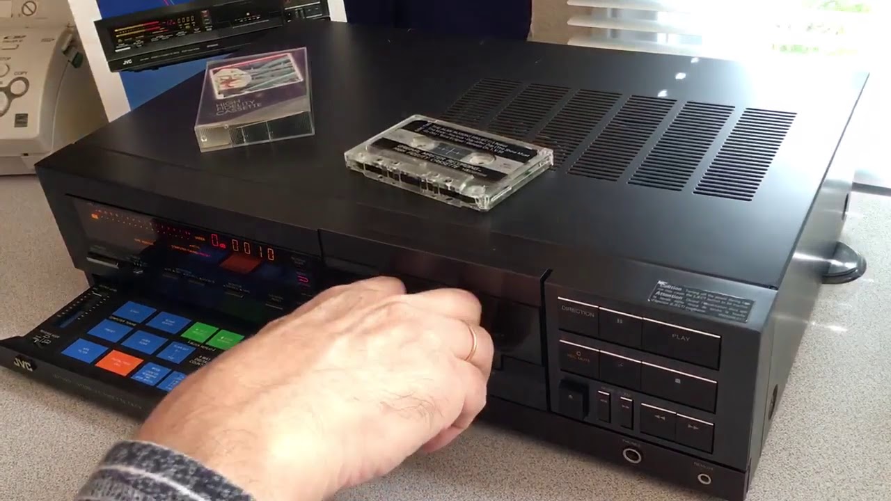 JVC DDVR9 cassette autoreverse deck YouTube