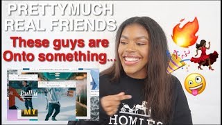 Real Friends (lyric video) by PRETTYMUCH | Reaction