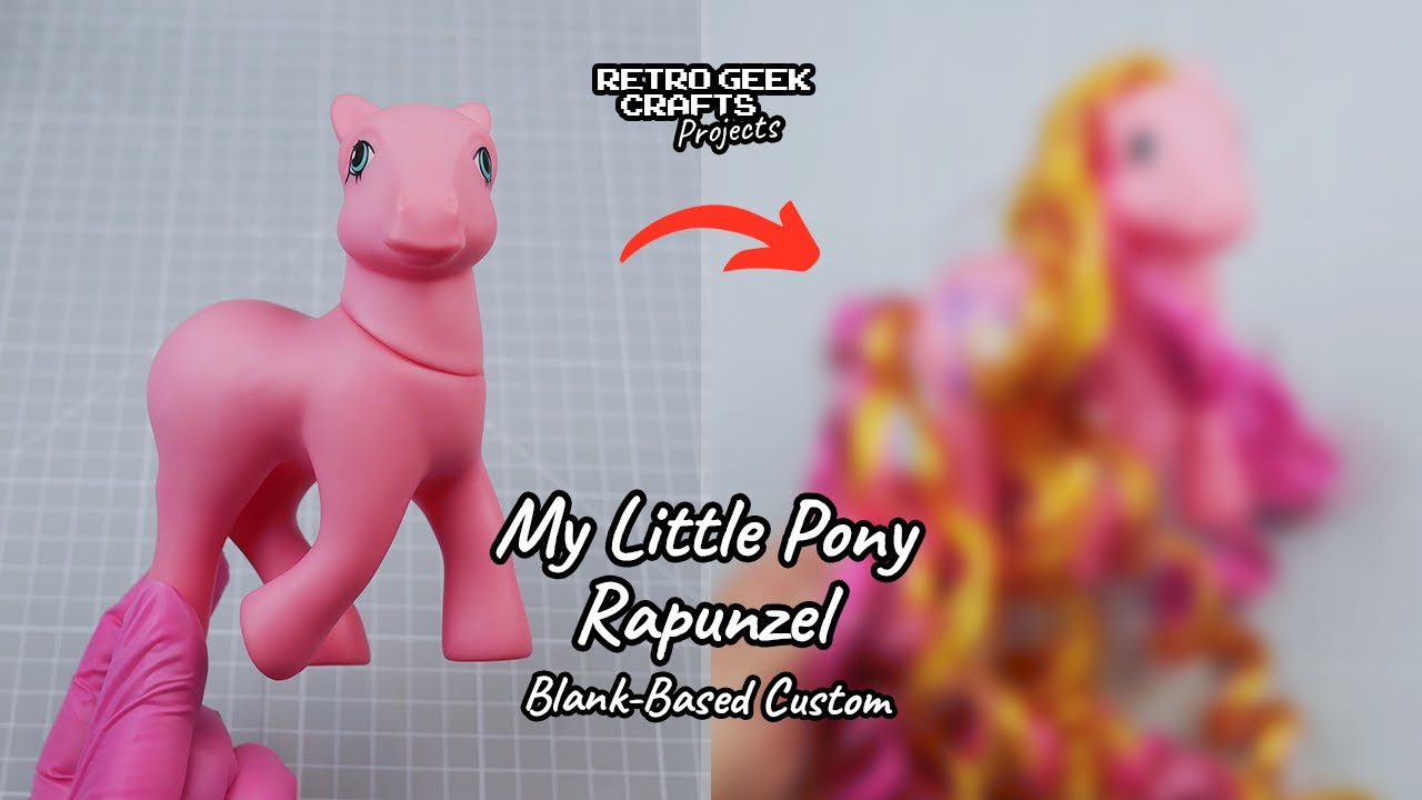 Мой маленький пони Рапунцель Кастом — воссоздание самой дорогой фигурки MLP G1 с использованием п...